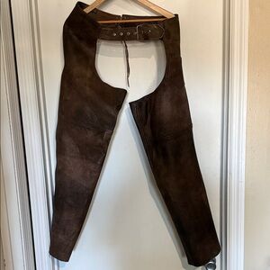 Brown Leather Chaps